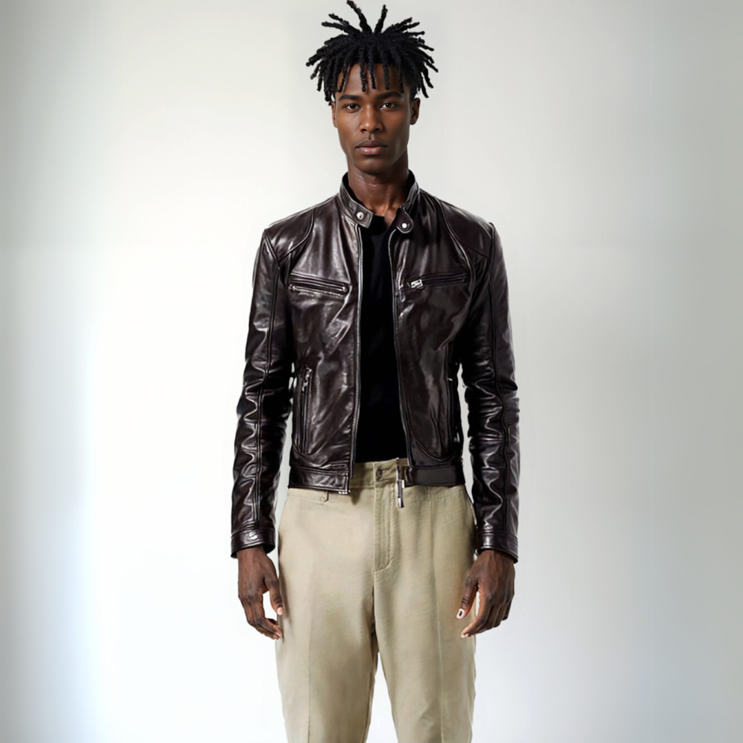 Nariko | Casual Leren Jack