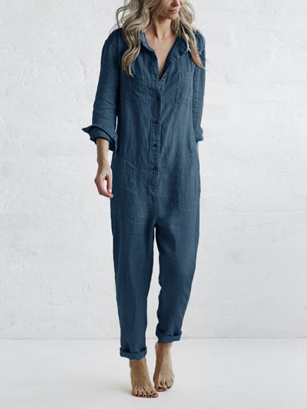Nariko | Langärmeliger Jumpsuit