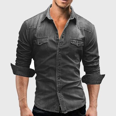 Nariko | Retro-Camisole aus Jeansstoff