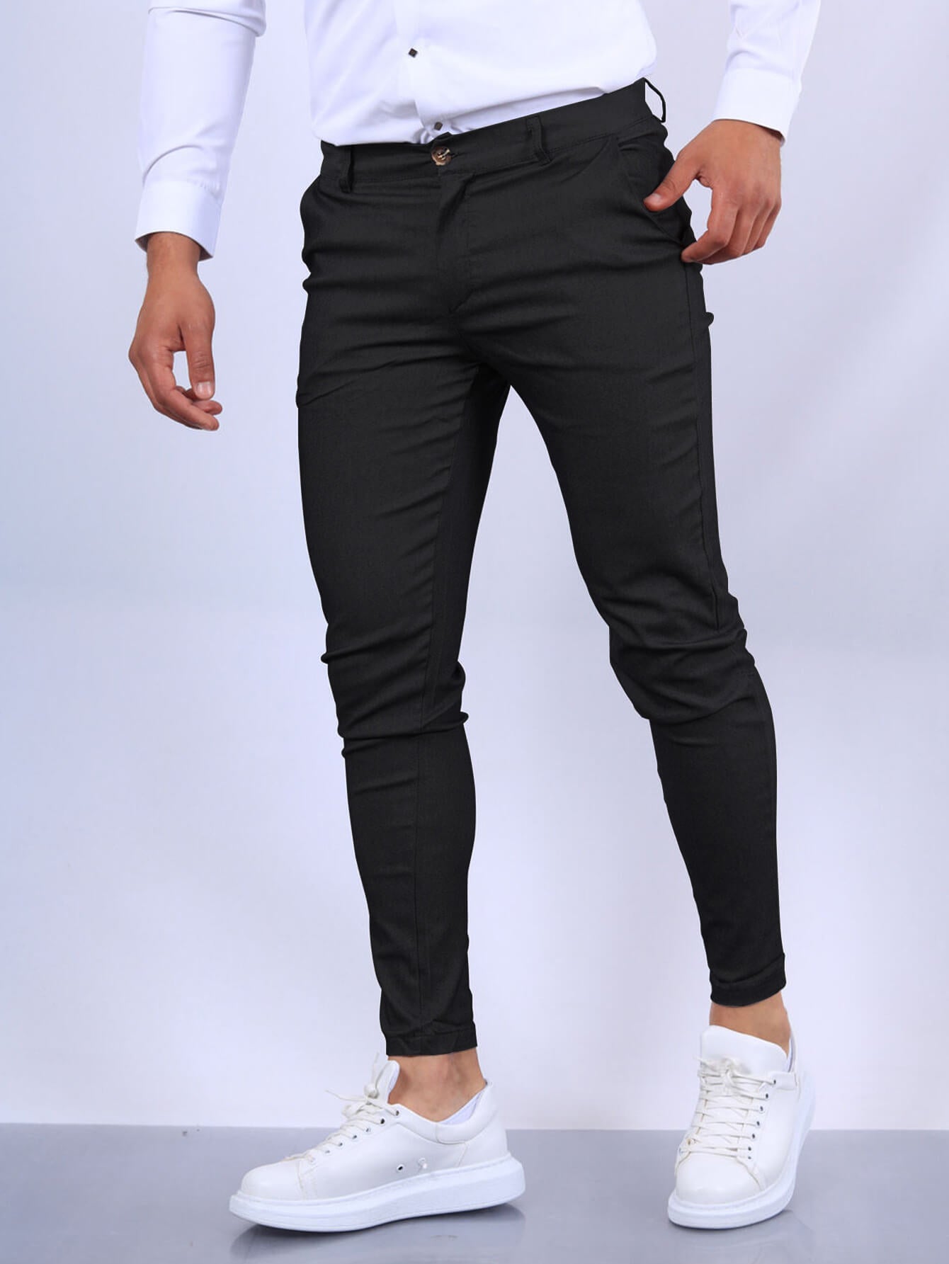Nariko | Elegante Slim-Fit-Hosen