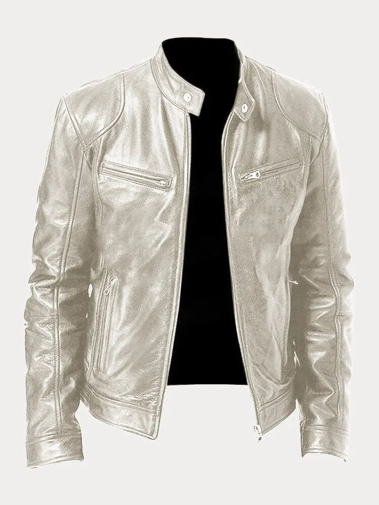 David™ - Casual Lederjacke
