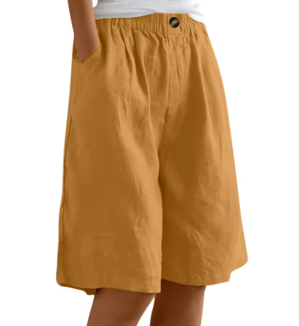 Sommer-Shorts Damen – Luftige Freizeithose mit weitem Schnitt & Stretchbund