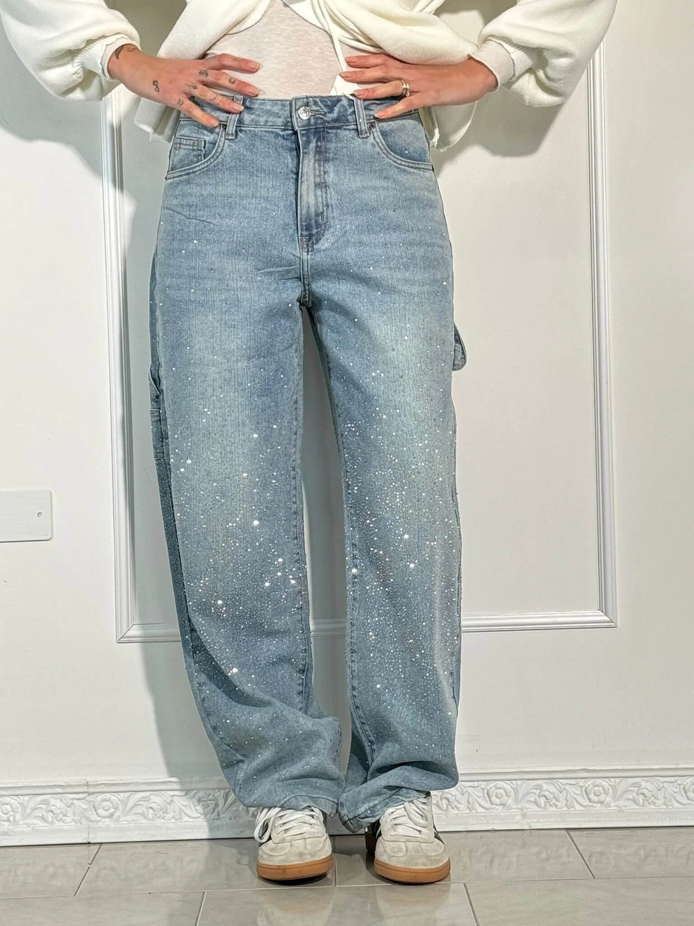 Nariko | Glitzernde Jeans