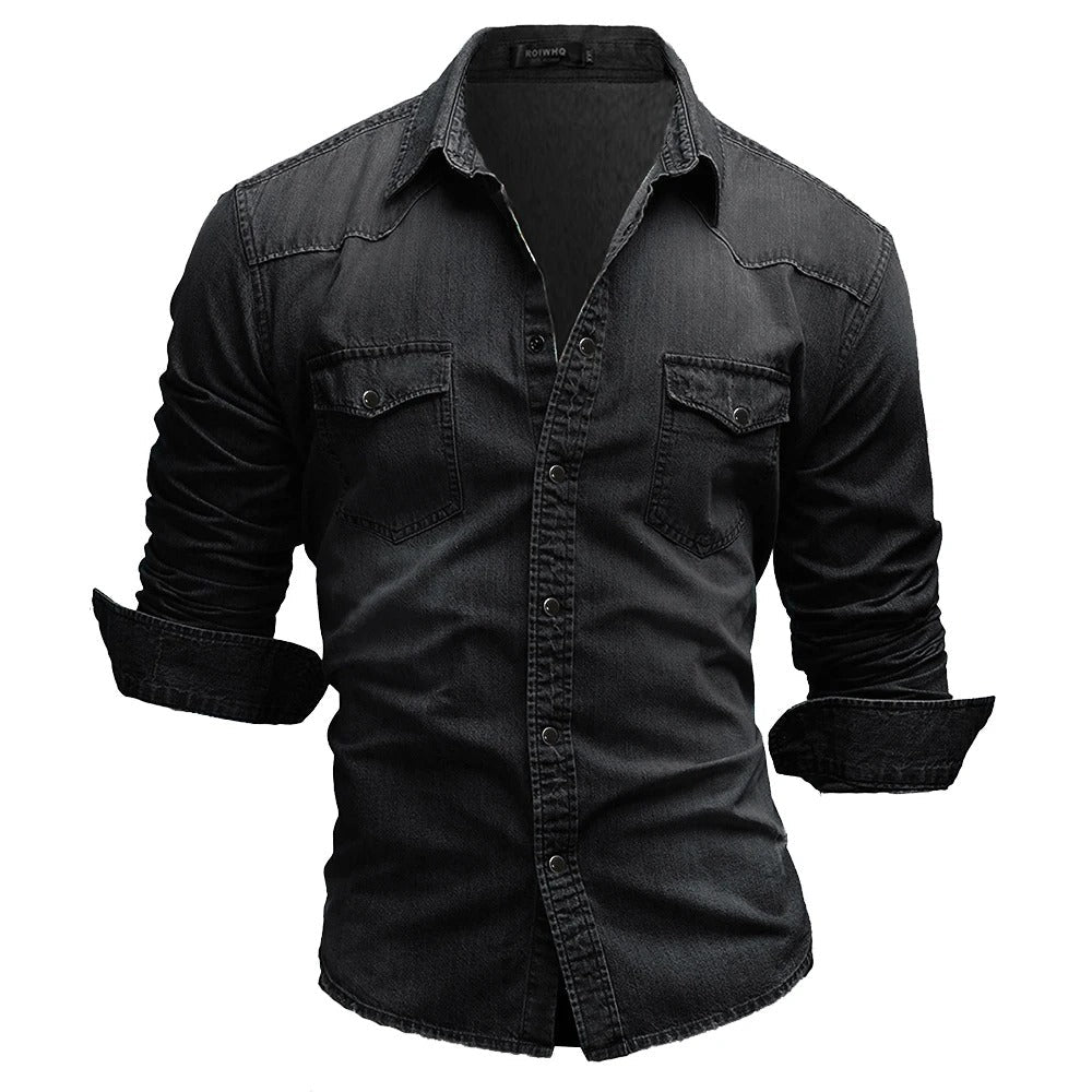 Nariko | Retro-Camisole aus Jeansstoff