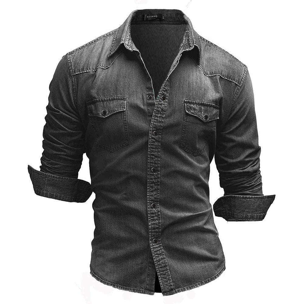 Nariko | Retro-Camisole aus Jeansstoff